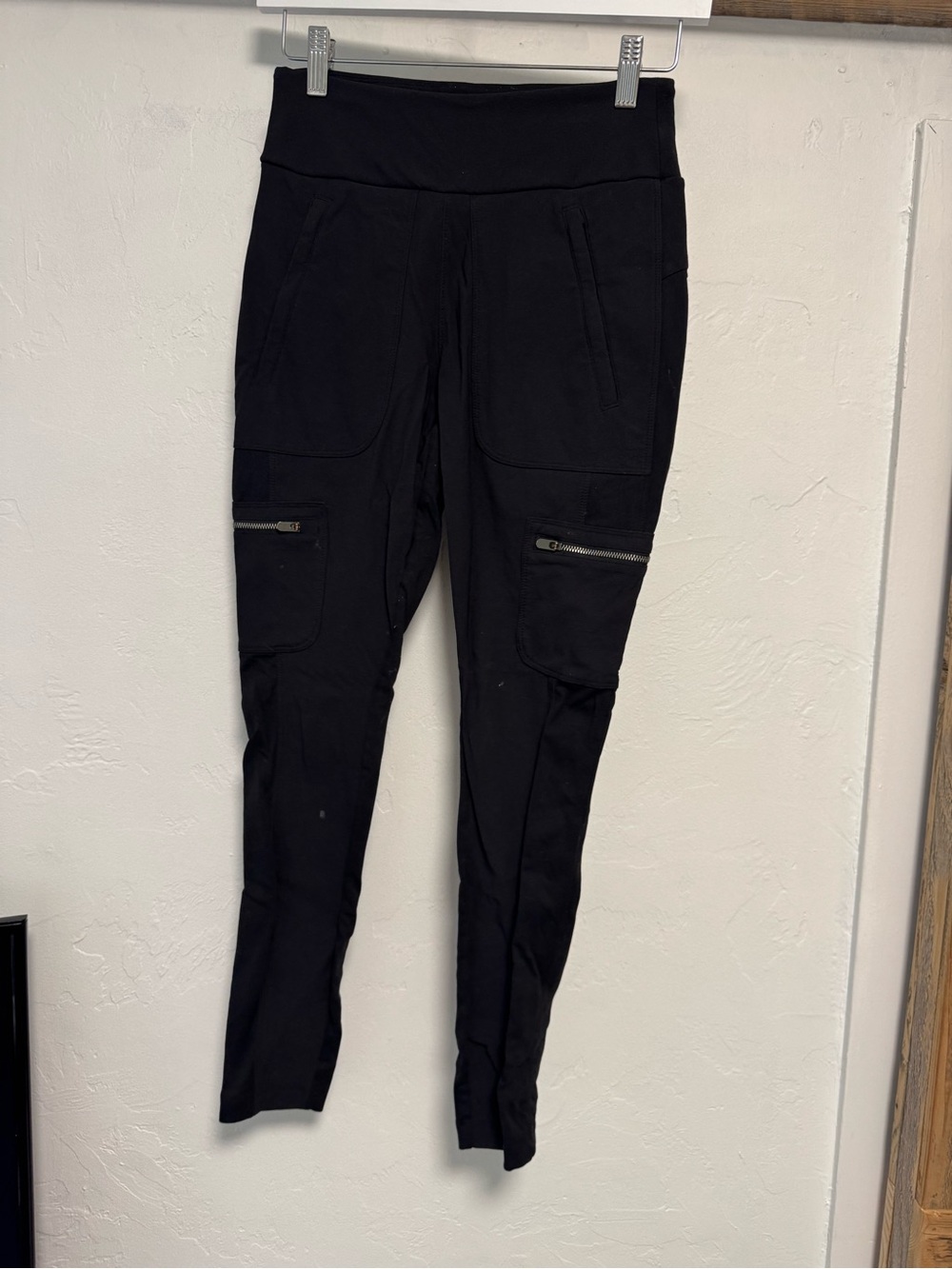 Athleta Black Cargo Pocket Leggings